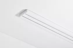 Fehér kétsoros Függönysín tartozék nélkül 180 cm