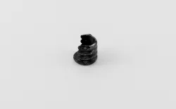 Patinovaný terčík Ø 16 mm odtieň Čierno-strieborná
