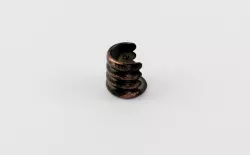 Patinázott oldalfali tartó Ø 19 mm fém karnishoz Fekete-vörösréz