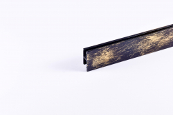 Profil 35 mm x 14 mm patinovaná Černo-zlatá 100 cm