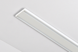 Alumínium kétsoros mennyezeti Slim függönysín tartozék nélkül  Fehér 110 cm