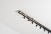 Garniža hliníková kolajničková Profil H Ø 19 mm jednoitá do stropu patinovaná Čierno-zlatá