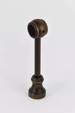 Dřevený držák jednotyčový Ø 28 mm Ořech
