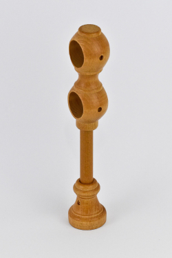Drevený držiak dvojtyčový Ø 28 mm Jelša