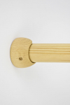 Oldalfali tartó fából Ø 28 mm rúdhoz színe Bükk