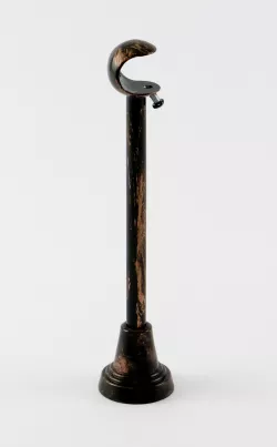 Kovový držiak patinovaný jednotyčový Ø 19 mm Čierno-medená