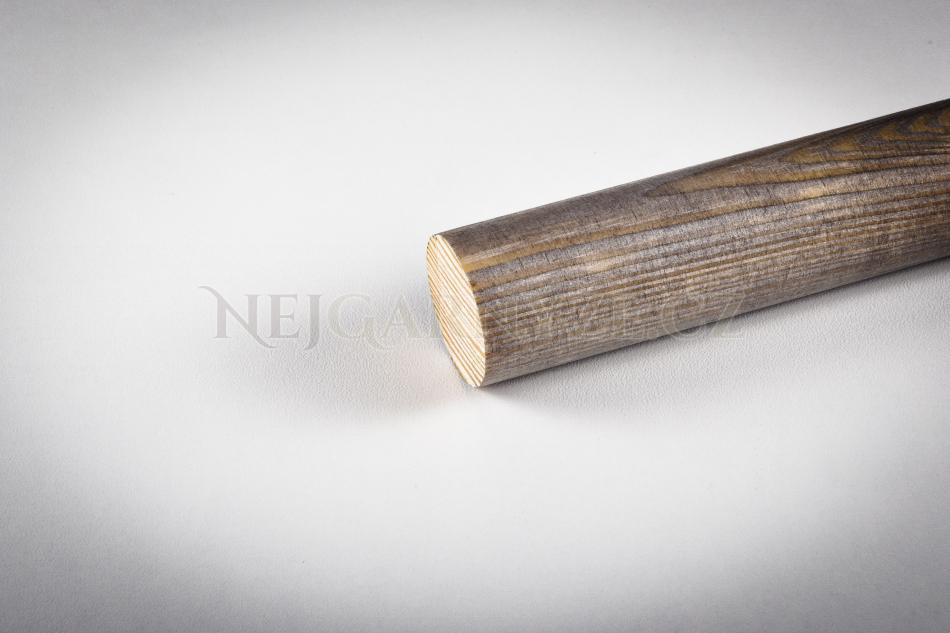 Dřevěná tyč Ø 28 mm barva Šedá 150 cm