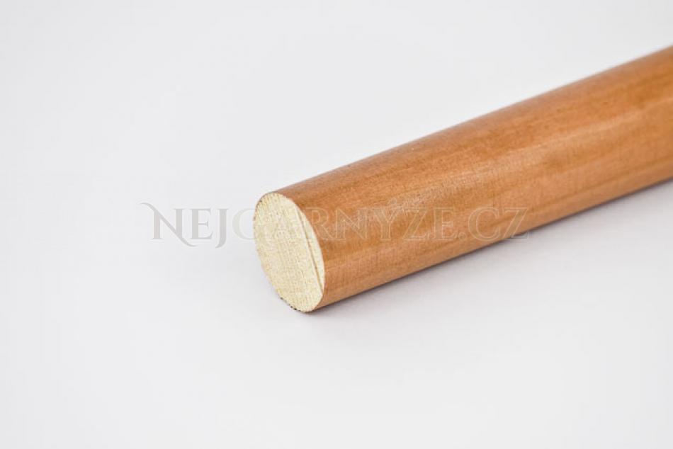 Dřevěná tyč Ø 28 mm barva Olše 100 cm