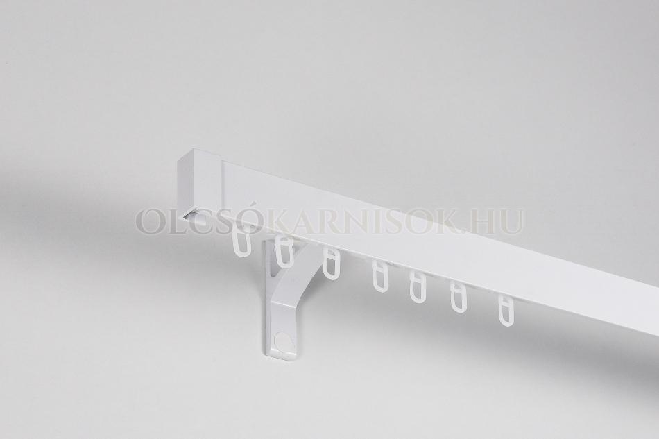Alumínium belsősínes egysoros karnis Profil 35 Fehér