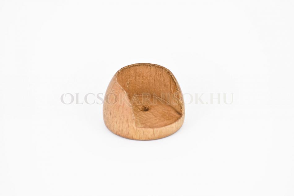 Oldalfali tartó fából Ø 28 mm rúdhoz színe Égerfa 